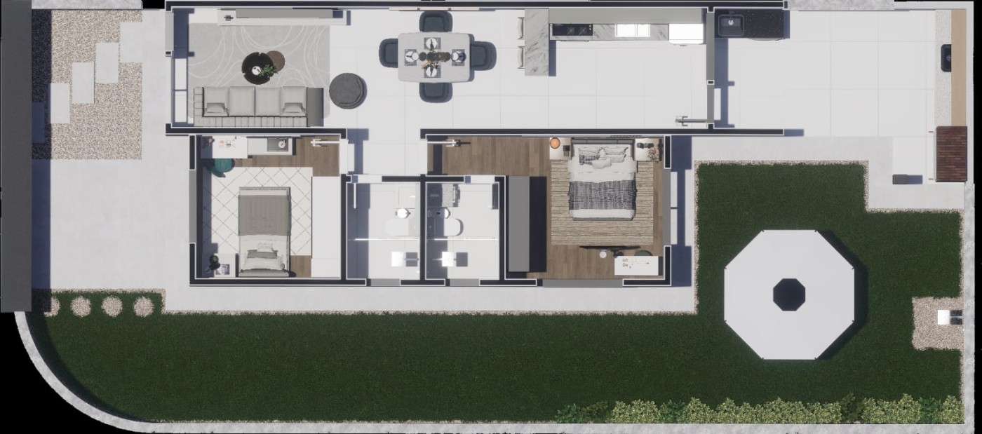 Casa, 2 quartos, 160 m² - Foto 19