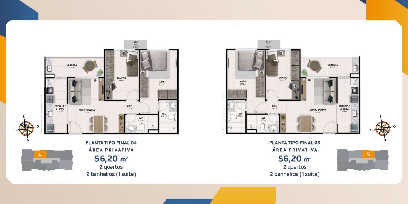 Apartamento, 2 quartos, 56 m² - Foto 29