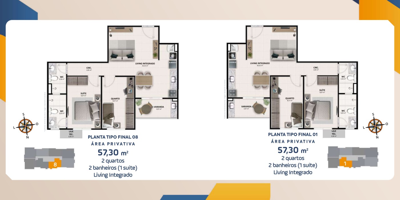 Apartamento, 2 quartos, 56 m² - Foto 31