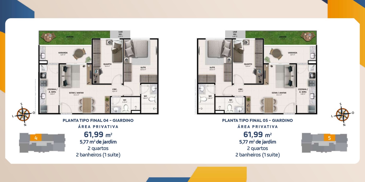 Apartamento, 2 quartos, 56 m² - Foto 33