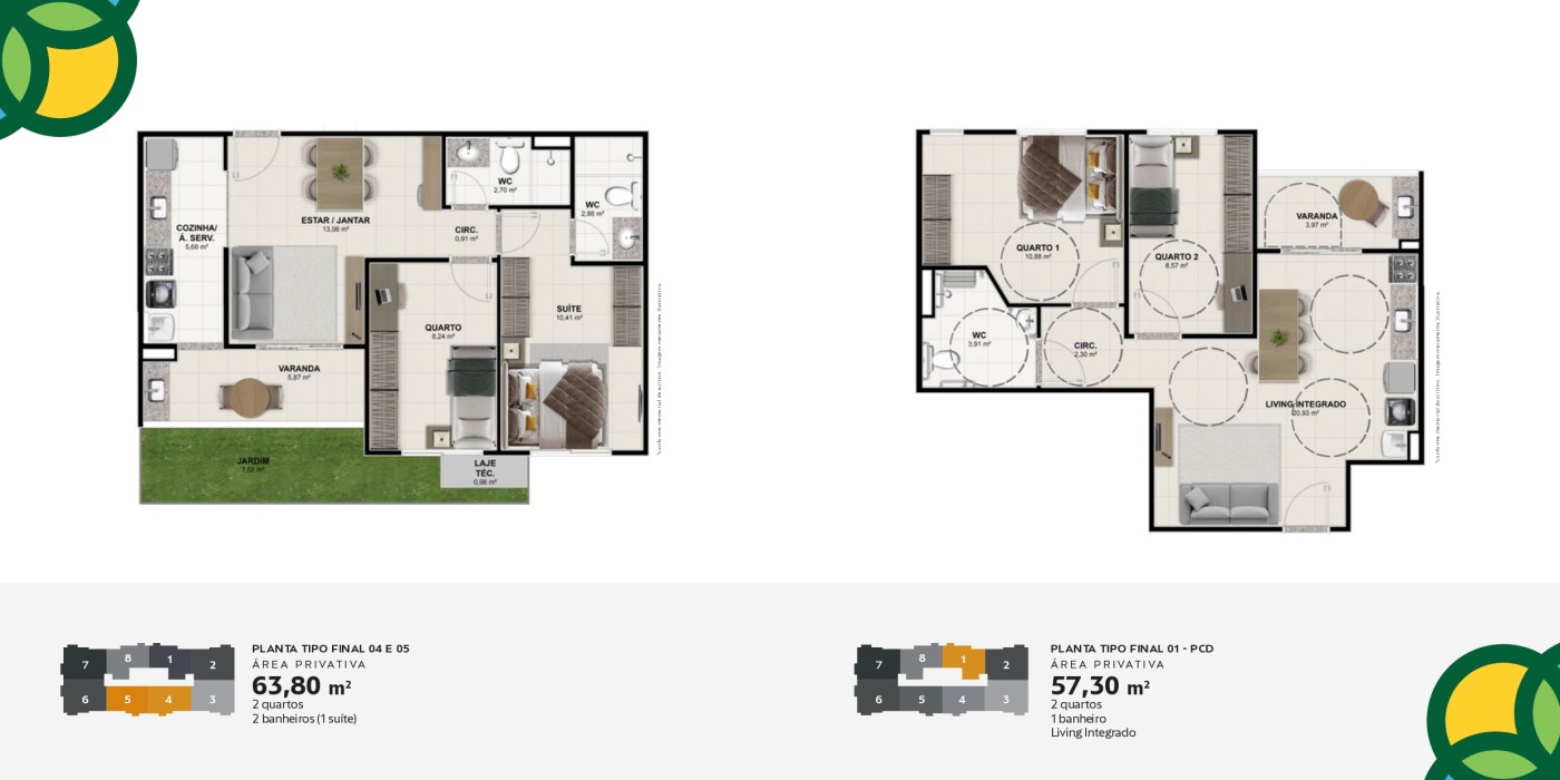 Apartamento, 2 quartos, 57 m² - Foto 33
